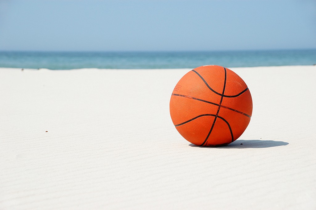 Playing Basketball on Vacation in Puerto Vallarta