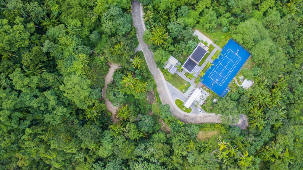 The Resort with a Tennis Court in The Middle of the Jungle